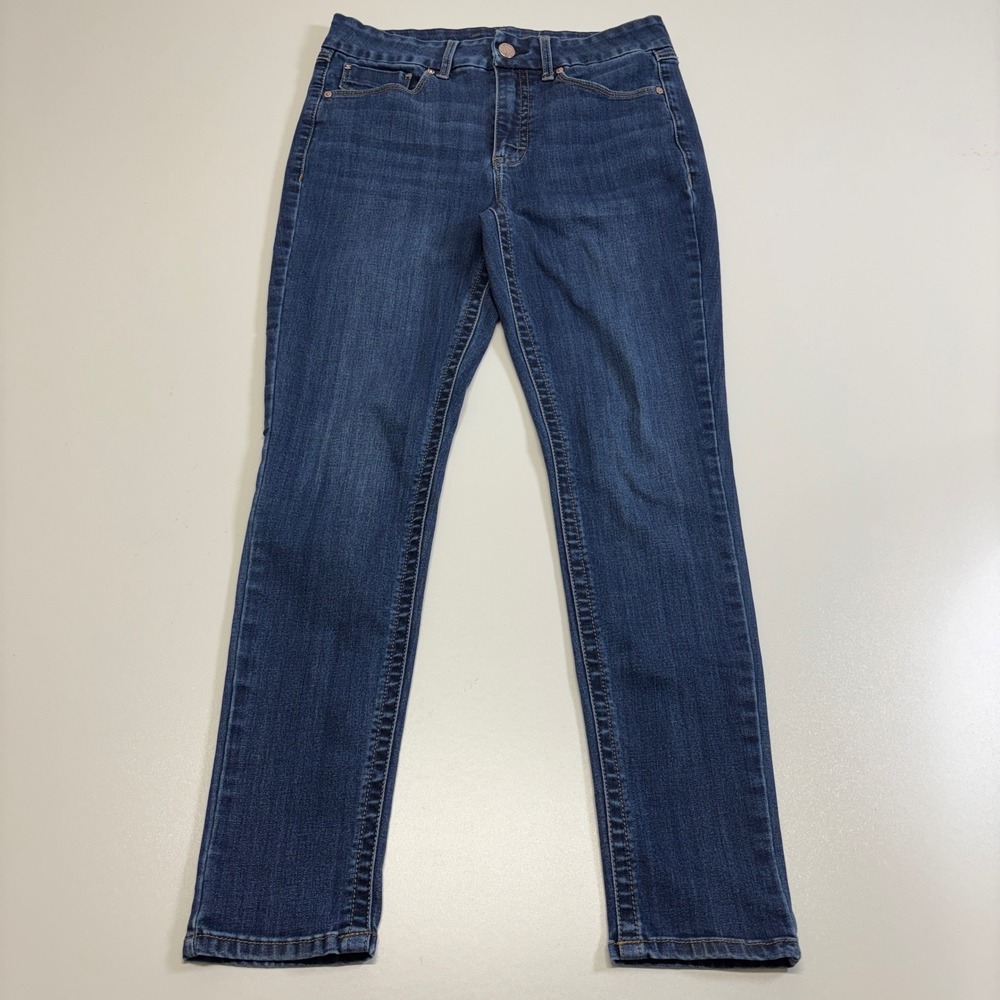 Seven7 Jeans Womens 10 Straight Leg Stretch Denim Mid Rise Blue Y2K